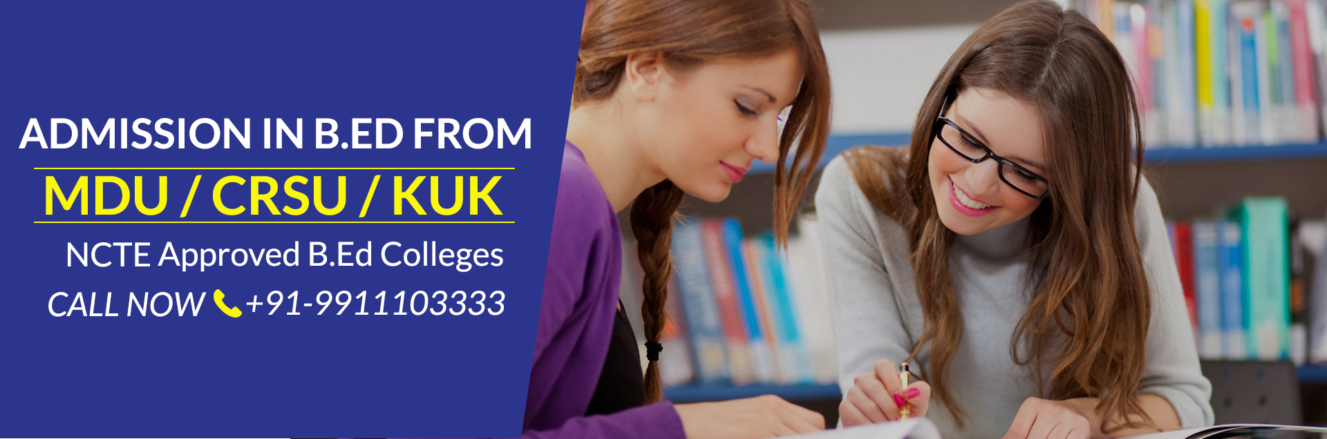 ADMISSION B.Ed course Process Eligibility